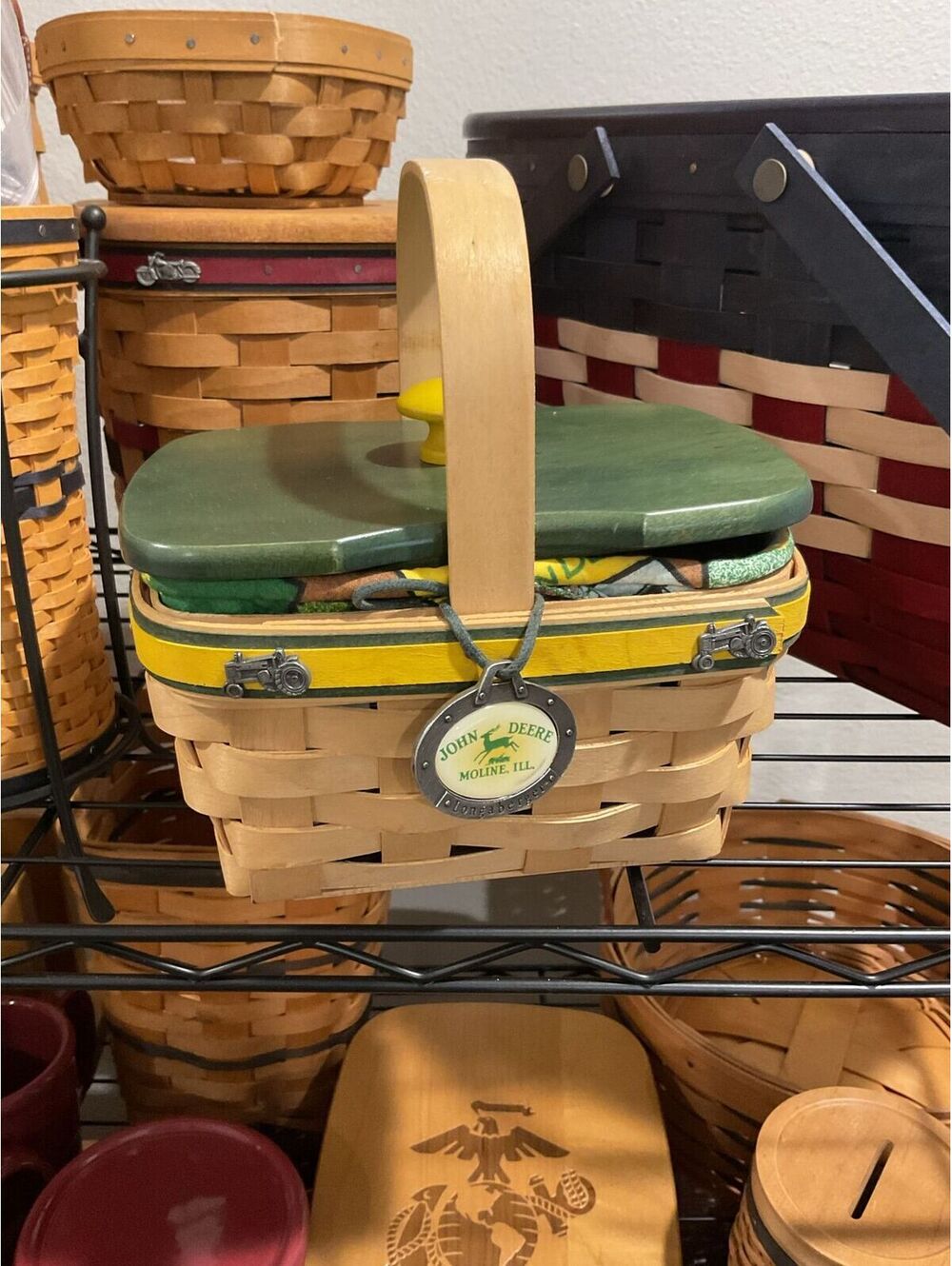 Longaberger 2006 John Deere basket combo